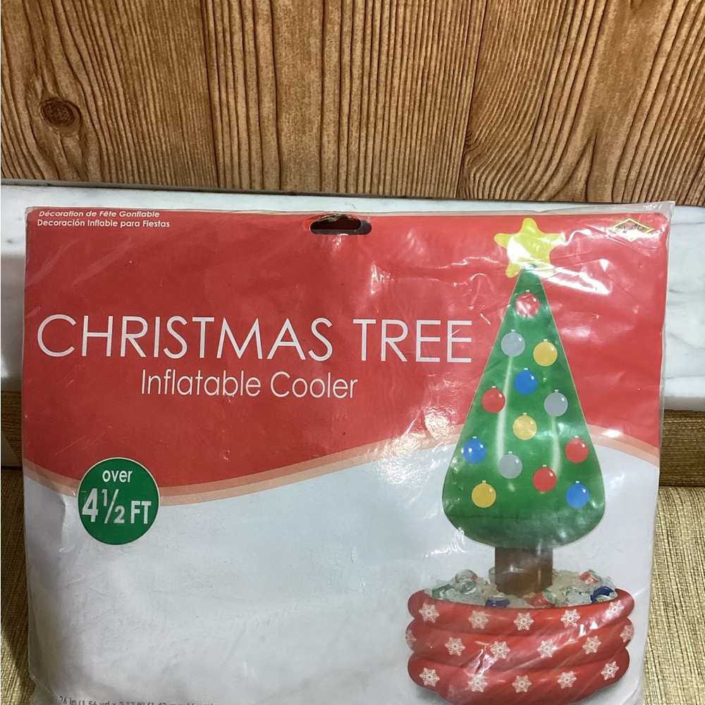 Beistle Christmas Tree Inflatable Cooler 2012 4 1/2 Ft